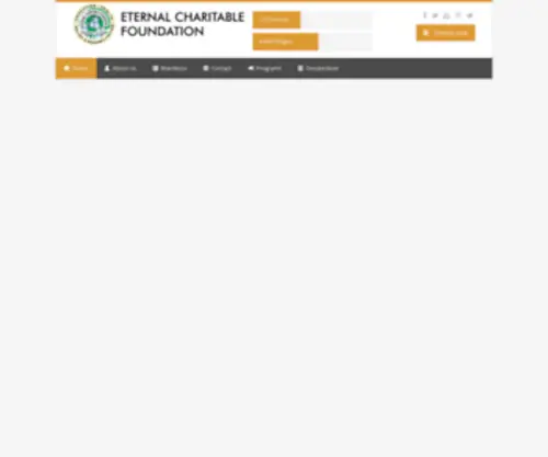 Eternalcharity.org(International Non Profit Organization) Screenshot