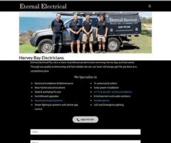 Eternalelectrical.com.au(Electrican Hervey Bay) Screenshot