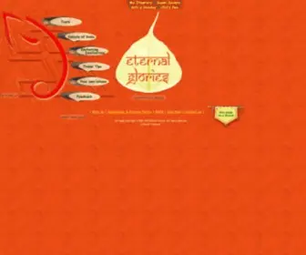 Eternalglories.com(TOURS TO INDIA) Screenshot