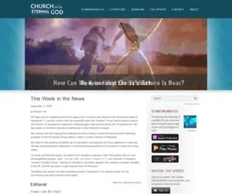 Eternalgod.org(Church of the Eternal God) Screenshot