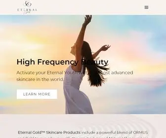 Eternalgoldbeauty.com(Natural Skincare Products) Screenshot