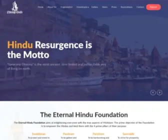 Eternalhindu.org(Hinduism in India) Screenshot