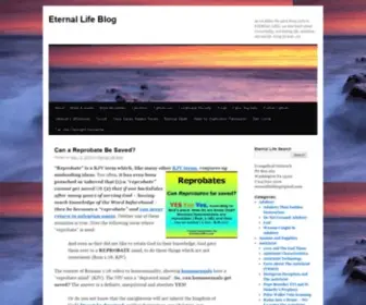 Eternallifeblog.com(As we follow the Lord Jesus (who is ETERNAL LIFE)) Screenshot