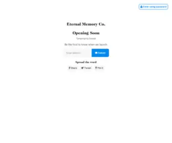 Eternalmemoryco.com(Eternal Memory Co) Screenshot