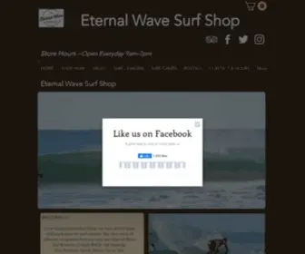 Eternalwavesurfshop.com(Eternal Wave) Screenshot