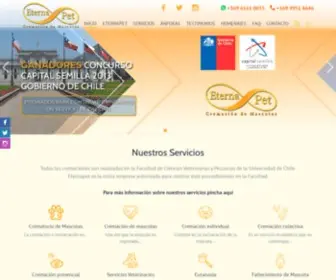 Eternapet.cl(Cremación de mascotas) Screenshot