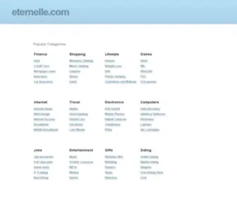 Eternelle.com(Eternelle Pharma) Screenshot