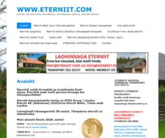Eterniit.com(Eterniidi müük firmadele ja eraisikutele Eesti piires) Screenshot