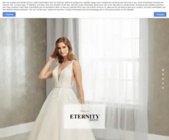 Eternitybridal.co.uk(Modern and sophisticated designs) Screenshot
