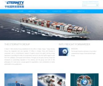 Eternityintlgroup.com(International Freight Forwarder and Logistics Service Provider) Screenshot