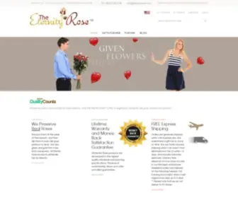Eternityrose.com(Gifts For Her Special Wedding Anniversary From Eternity Rose) Screenshot
