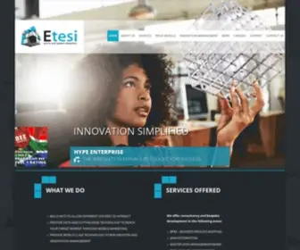 Etesi.co.za(Developing Business) Screenshot