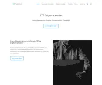 Etfcriptomonedas.com(ETF Criptomonedas) Screenshot