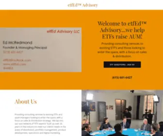 Etfed.com(EtfEd Advisory) Screenshot