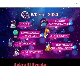 Etfest.org(Descubre la Galaxia) Screenshot