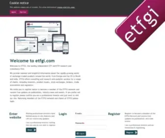 Etfgi.com(Independent ETFs) Screenshot