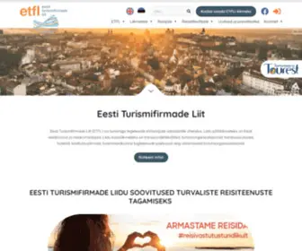 ETFL.ee(Eesti Turismifirmade Liit (ETFL)) Screenshot