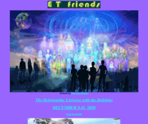 Etfriends.com(Joan Ocean and E T FRIENDS welcome you to the Multiverse) Screenshot