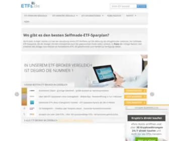 ETFS.de(ETF Sparplan Vergleich) Screenshot