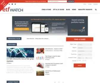 Etfwatch.com.au(ETF Watch) Screenshot