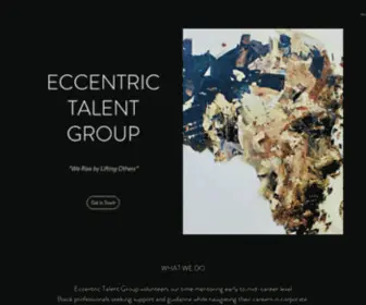 ETG-Inc.com(Eccentric Talent Group) Screenshot