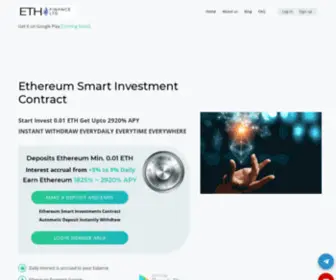 ETH-Finance.com(ETH Finance) Screenshot