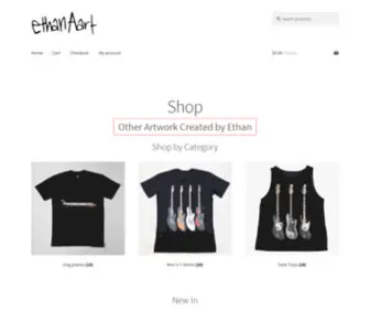 Ethanaart.shop(By Design) Screenshot