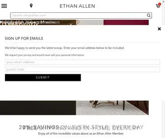 Ethanallen.ca(Custom Furniture) Screenshot