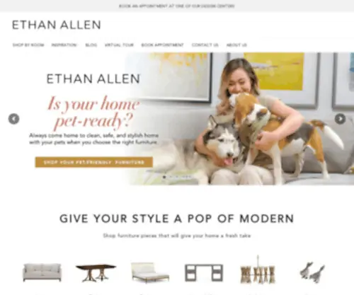 Ethanallen.com.ph(Furniture, Home Decor, Custom Design, Free Custom Design Help) Screenshot