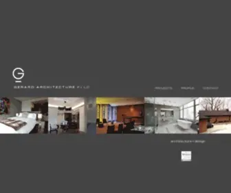 Ethangerard.com(GERARD ARCHITECTURE PLLC) Screenshot