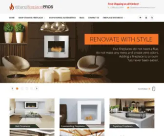 Ethanolfireplacepros.com(Ethanol Fireplace Pros) Screenshot