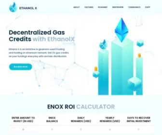 Ethanoltoken.com(Ethanol X) Screenshot