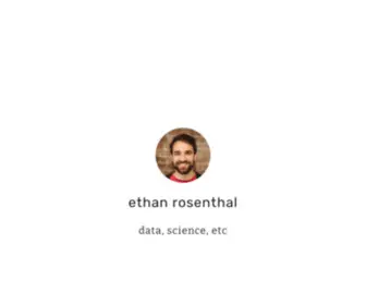 Ethanrosenthal.com(Ethan Rosenthal) Screenshot