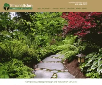 Ethanseden.com(Ethan's Eden Landscape and Design) Screenshot