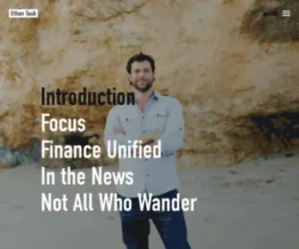 Ethantaub.com(Ethan Taub is the creator of the Unified Financial Quadrant System (UFQS)) Screenshot