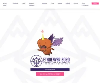 Ethdenver.com(ETHDenver) Screenshot