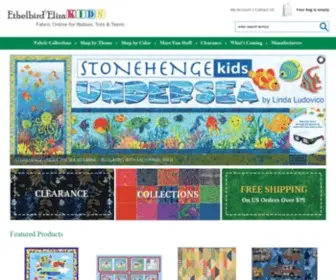 Ethelbird.com(Ethelbird & Eliza Kids Fabric) Screenshot