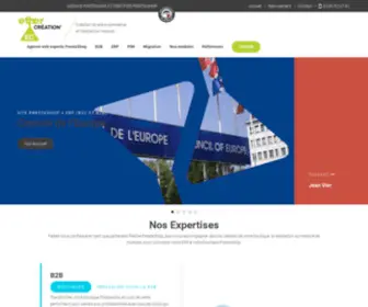 Ethercreation.com(Agence experte Prestashop) Screenshot