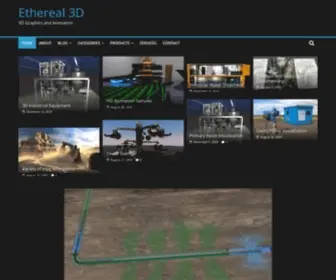 Ethereal3D.com(3D Graphics and Animation) Screenshot