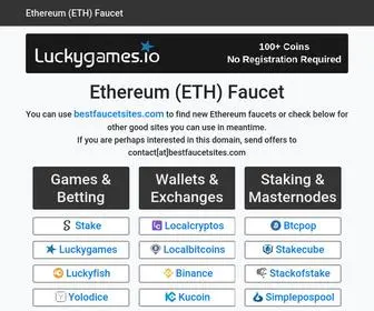 Ethereum-Faucet.org Screenshot