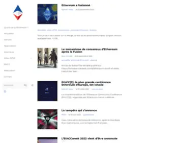 Ethereum-France.com(Ethereum France) Screenshot