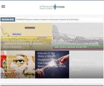 Ethereuminside.com(Ethereum and Bitcoin News) Screenshot