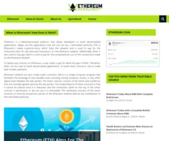 Ethereumnews.io(Ethereum (ETH) News) Screenshot