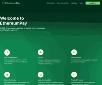 Ethereumpay.org(EPay) Screenshot
