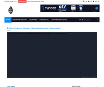Ethereumpricesusa.xyz(What is Ethereum) Screenshot