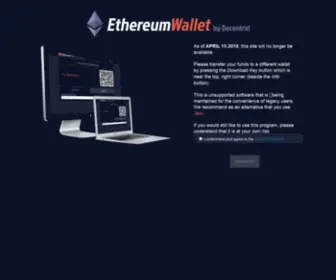 Ethereumwallet.com(Ethereumwallet) Screenshot