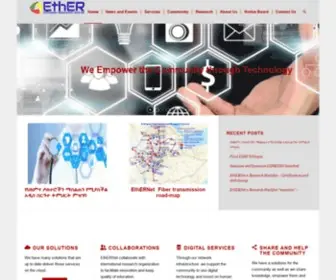 Ethernet.edu.et(Ethiopian education and research network) Screenshot
