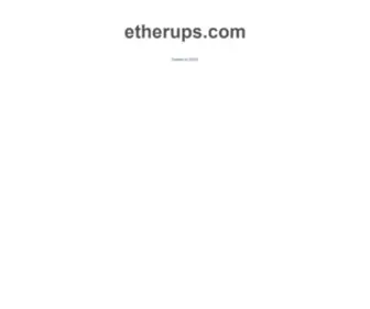 Etherups.com(This is a default index page for a new domain) Screenshot