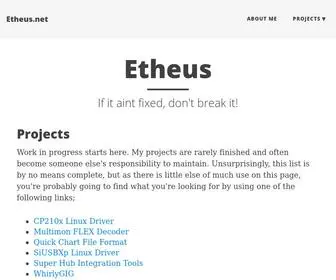Etheus.net(Etheus) Screenshot