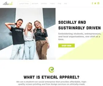 Ethicalapparel.org(Ethical Apparel) Screenshot